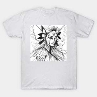 white fairy ecopop in magical ink butterfly T-Shirt